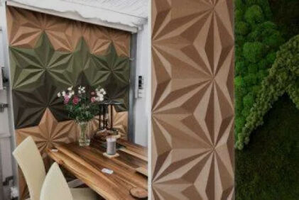 LIÈGE DÉCORATION MURALE 3 D