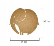 Autocollant de liège éléphants - 3