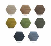 Liège décoration murale 3D Stripe DARK-GREEN - 7