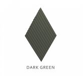 Liège décoration murale 3D Stripe DARK-GREEN - 2