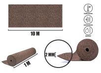 Les sous-couches liège et caoutchouc 2mm(1mx10m) - 3