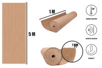 Sous-couche en liège 7mm(5mx1m) - 5