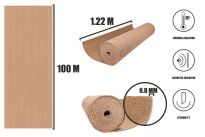 Rouleau de liège 0.8mm(100mx1.22m)  - à grains fins - 4