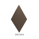 Liège décoration murale 3D Stripe BROWN - 2