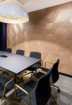 Liège décoration murale 3D Stripe BROWN - 4