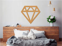 Autocollant de liège diamant - 2
