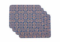 Sous-bock en liège rectangulaire bleu - 2