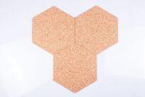 Tableau autocollant du liège Hexagon Natural - 2