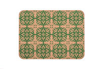 Sous-bock en liège rectangulaire vert - 2