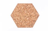 Tableau autocollant du liège Hexagon Decorative - 2