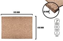 Dalles en liège 30mm  (915mmx610mm) - à gros grains - 3